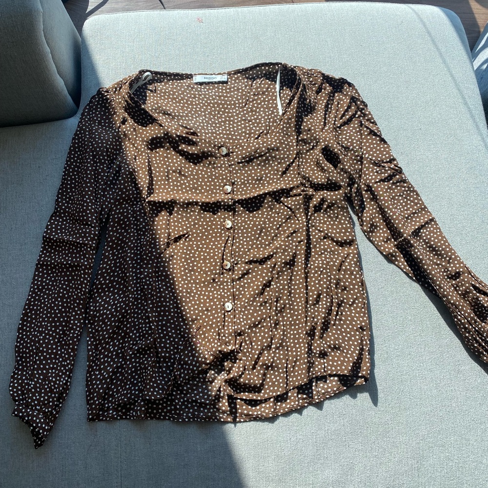 Polka dot blouse